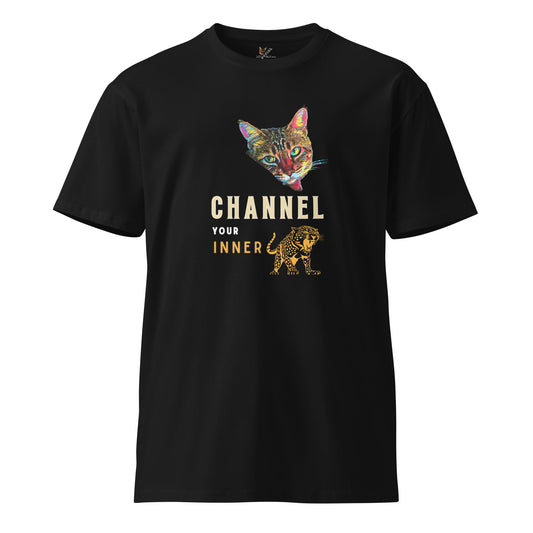 Channel Your Inner Leopard Unisex Premium Tee - My Social Cat Bonafide Boutique LLCChannel Your Inner Leopard Unisex Premium TeeT-shirtMy Social Cat Bonafide Boutique LLCBlackScatchannel