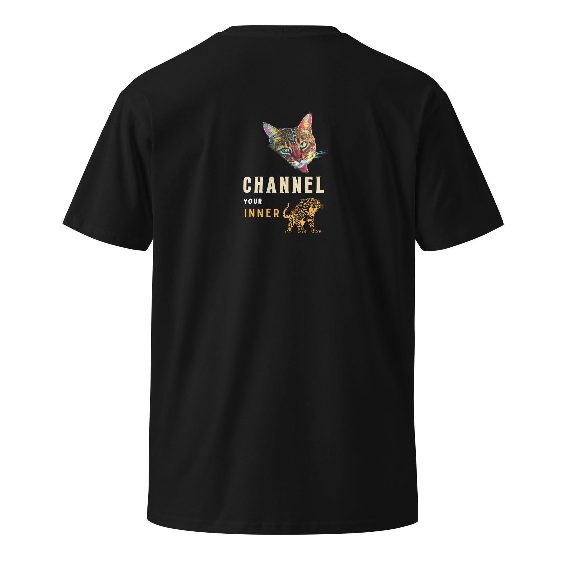 Channel Your Inner Leopard Unisex Premium Tee - My Social Cat Bonafide Boutique LLCChannel Your Inner Leopard Unisex Premium TeeT-shirtMy Social Cat Bonafide Boutique LLCBlackScatchannel