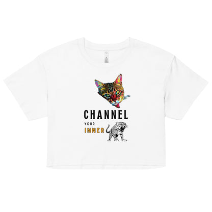 Channel Your Inner Leopard Women’s Crop Top - My Social Cat Bonafide Boutique LLCChannel Your Inner Leopard Women’s Crop Topcrop topMy Social Cat Bonafide Boutique LLCWhiteXScatchannel