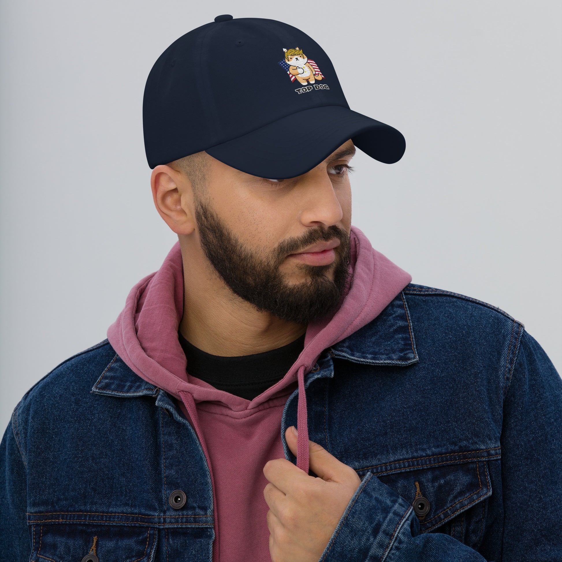 classic-dad-hat-navy-right-front-66a2a067706f8 dad hat baseball cap trump top dog