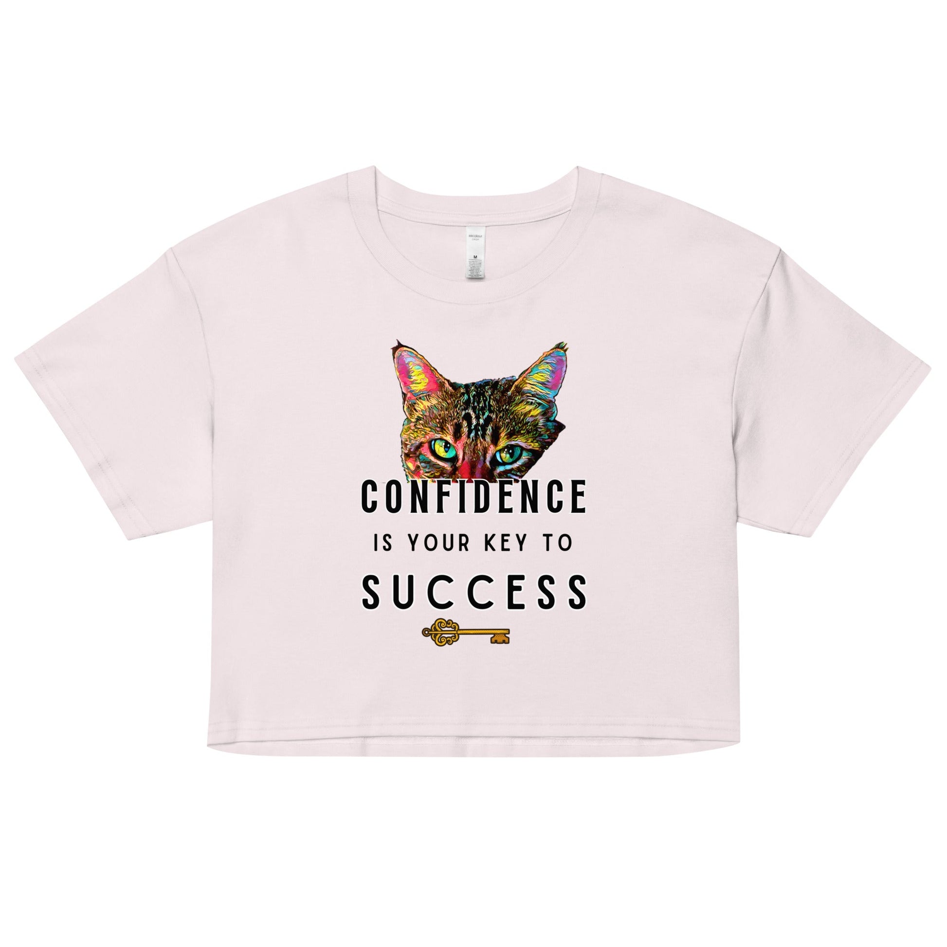 Confidence is Your Key to Success Women’s Crop Top - My Social Cat Bonafide Boutique LLCConfidence is Your Key to Success Women’s Crop Topcrop topMy Social Cat Bonafide Boutique LLCOrchidXScatconfidence