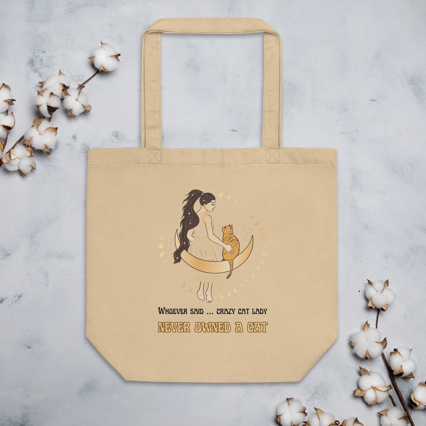 Crazy Cat Lady Eco Tote Bag - My Social Cat Bonafide Boutique LLCCrazy Cat Lady Eco Tote BagtoteMy Social Cat Bonafide Boutique LLCOysterbagcat