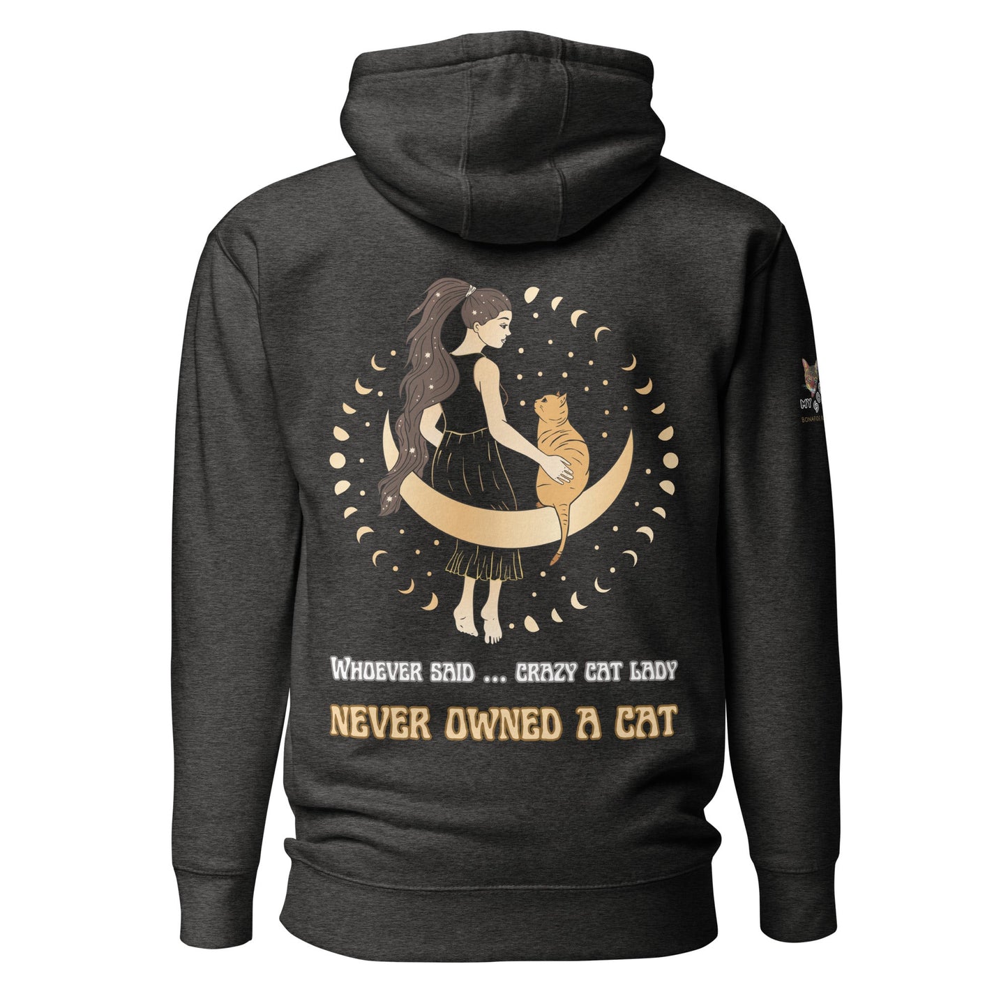 Crazy Cat Lady Unisex Hoodie - My Social Cat Bonafide Boutique LLCCrazy Cat Lady Unisex HoodieHooded sweatshirtMy Social Cat Bonafide Boutique LLCCharcoal HeatherScatcrazy