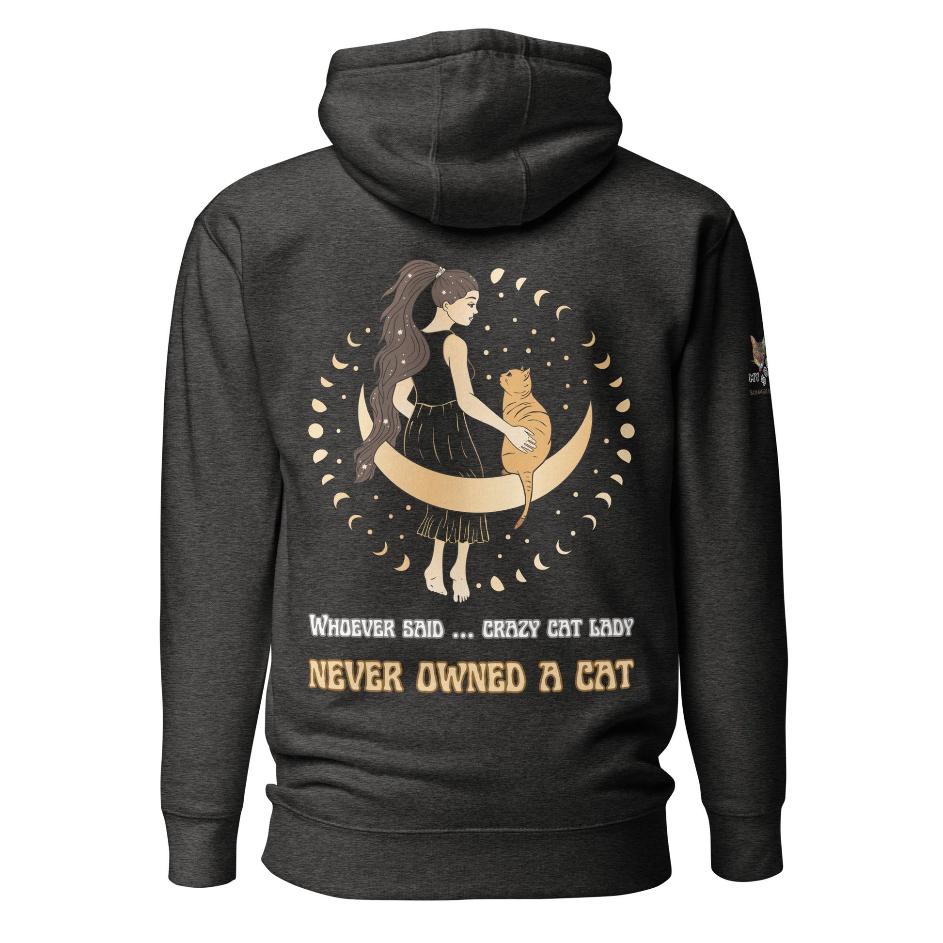 Crazy Cat Lady Unisex Hoodie - My Social Cat Bonafide Boutique LLCCrazy Cat Lady Unisex HoodieHooded sweatshirtMy Social Cat Bonafide Boutique LLCCharcoal HeatherScatcrazy