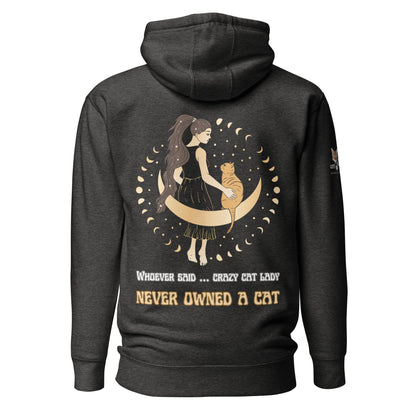 Crazy Cat Lady Unisex Hoodie - My Social Cat Bonafide Boutique LLCCrazy Cat Lady Unisex HoodieHooded sweatshirtMy Social Cat Bonafide Boutique LLCCharcoal HeatherScatcrazy
