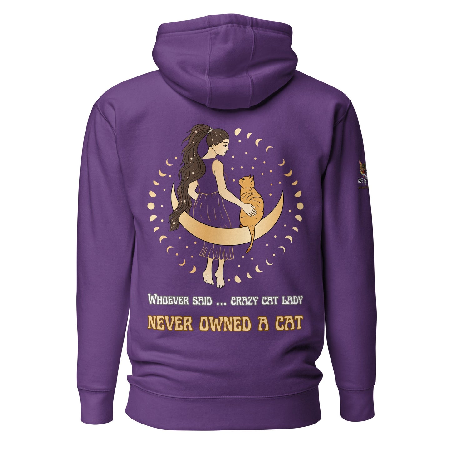 Crazy Cat Lady Unisex Hoodie - My Social Cat Bonafide Boutique LLCCrazy Cat Lady Unisex HoodieHooded sweatshirtMy Social Cat Bonafide Boutique LLCPurpleScatcrazy