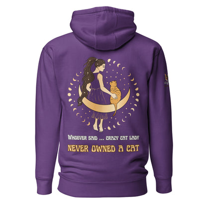 Crazy Cat Lady Unisex Hoodie - My Social Cat Bonafide Boutique LLCCrazy Cat Lady Unisex HoodieHooded sweatshirtMy Social Cat Bonafide Boutique LLCPurpleScatcrazy