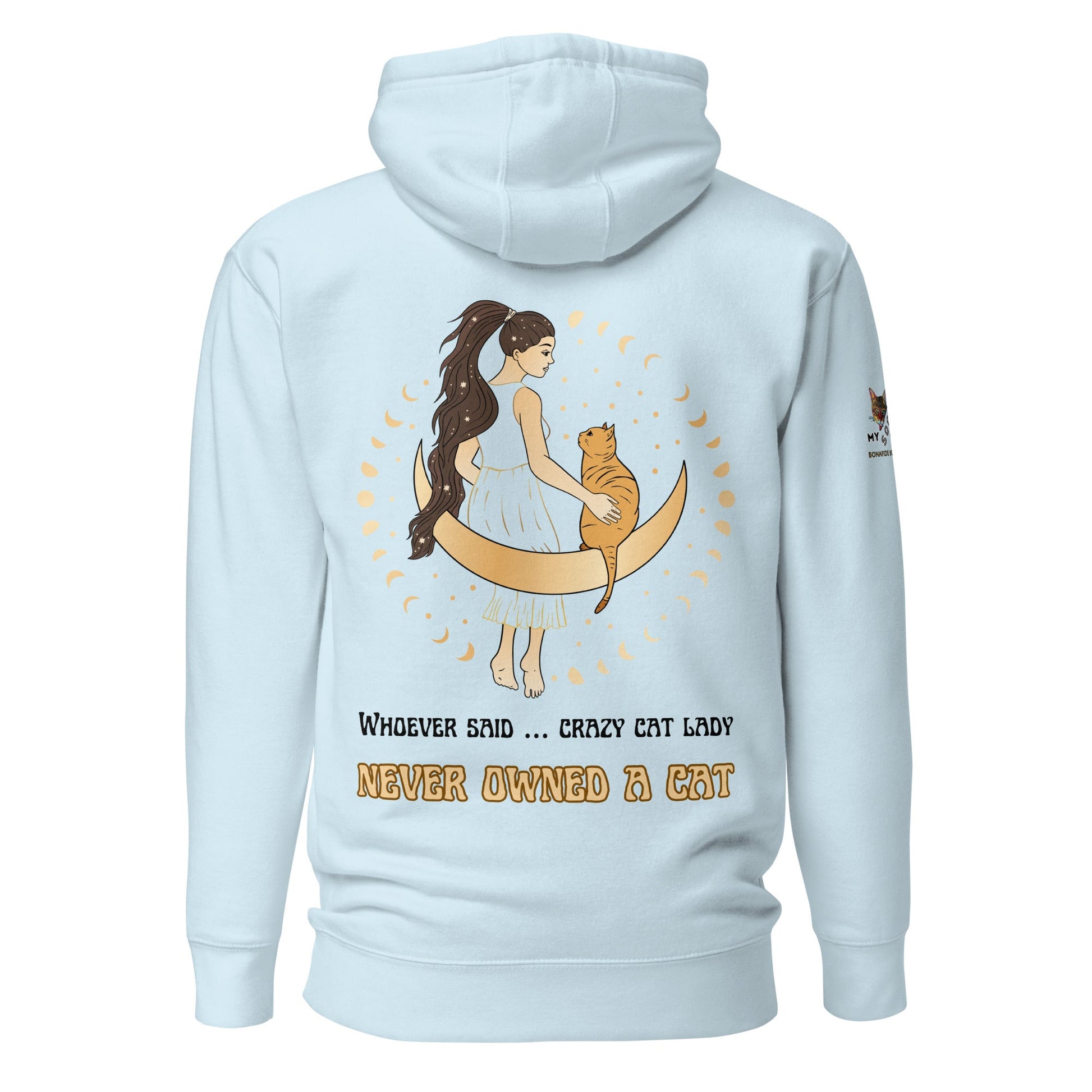 Crazy Cat Lady Unisex Hoodie - My Social Cat Bonafide Boutique LLCCrazy Cat Lady Unisex HoodieHooded sweatshirtMy Social Cat Bonafide Boutique LLCSky BlueScatcrazy