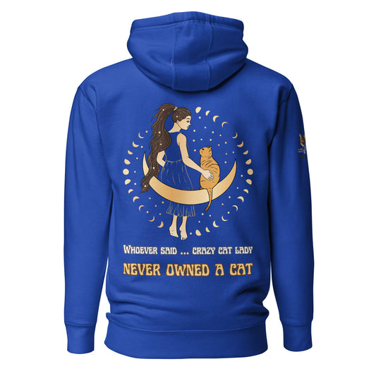 Crazy Cat Lady Unisex Hoodie - My Social Cat Bonafide Boutique LLCCrazy Cat Lady Unisex HoodieHooded sweatshirtMy Social Cat Bonafide Boutique LLCTeam RoyalScatcrazy