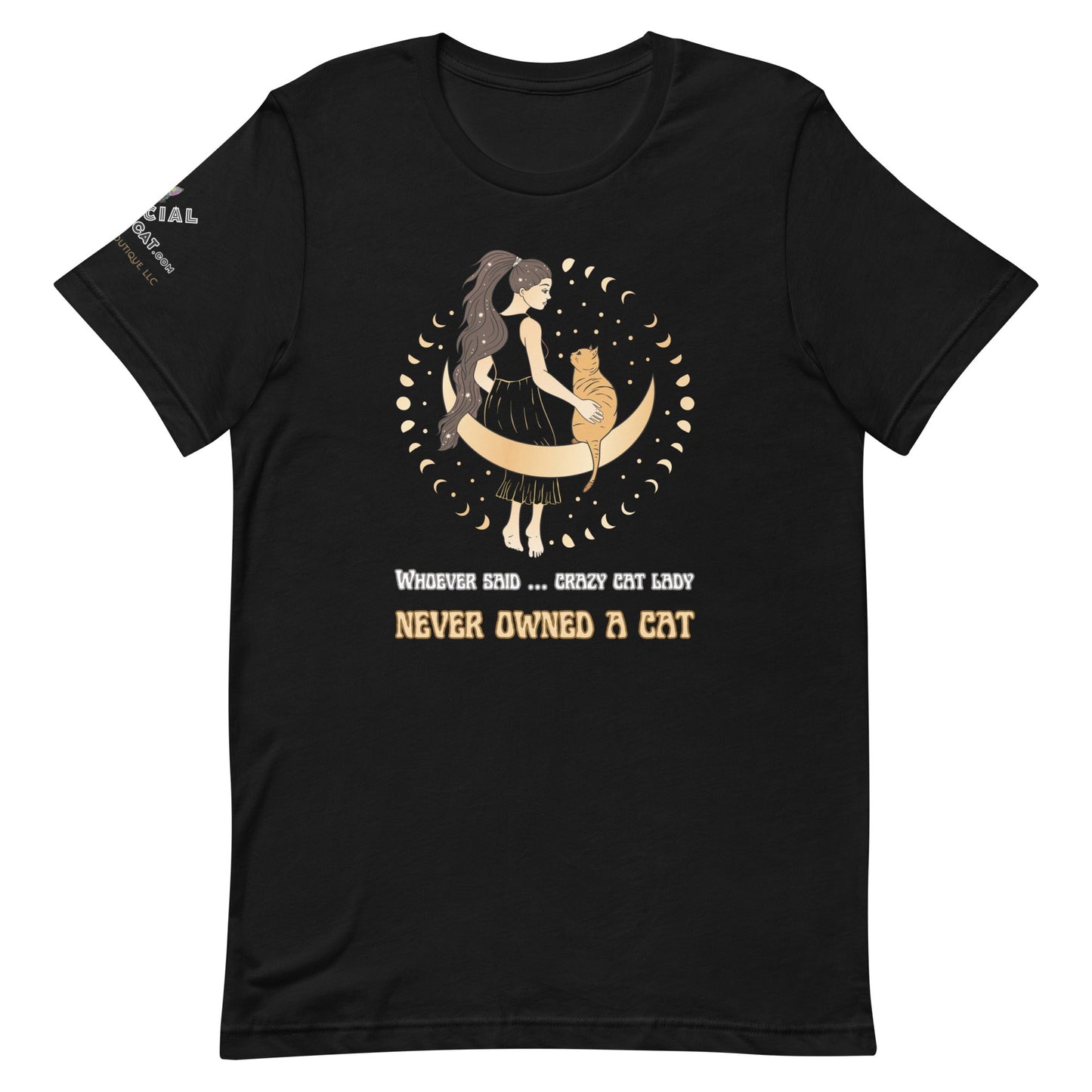 Crazy Cat Lady Unisex Tee - My Social Cat Bonafide Boutique LLCCrazy Cat Lady Unisex TeeT - shirtMy Social Cat Bonafide Boutique LLCBlackXScatcrazy