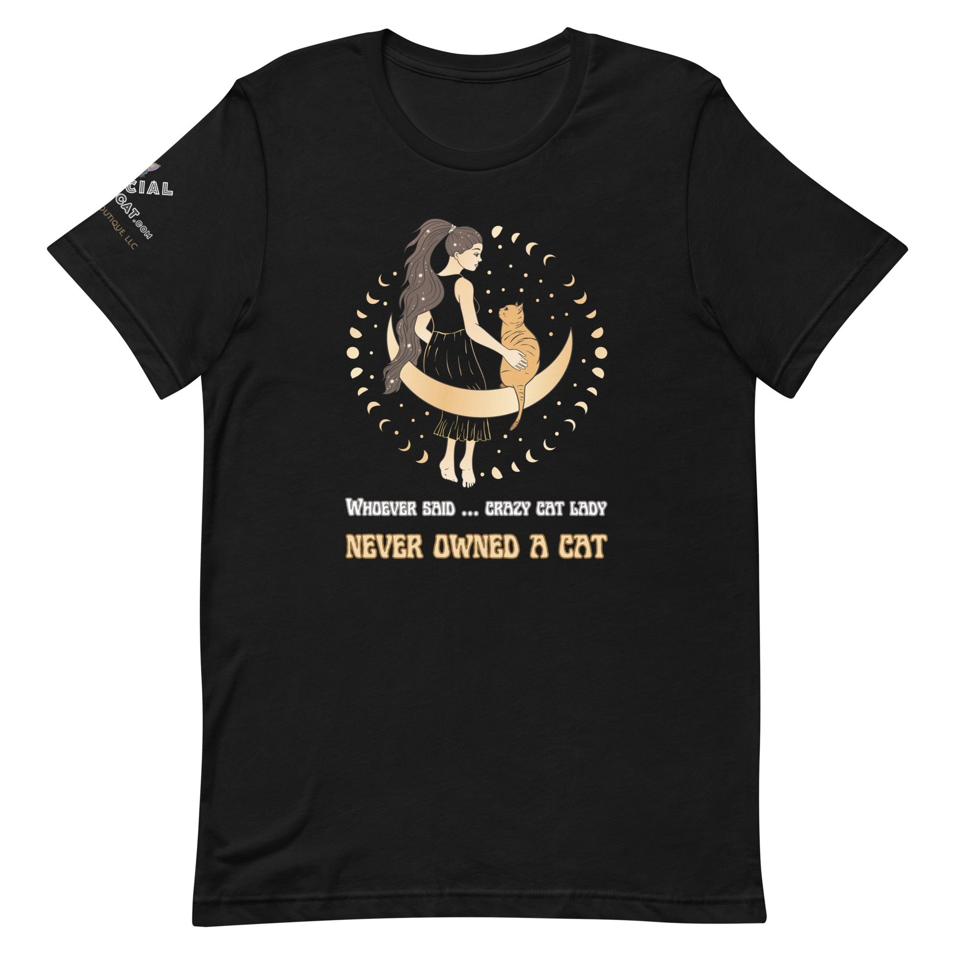 Crazy Cat Lady Unisex Tee - My Social Cat Bonafide Boutique LLCCrazy Cat Lady Unisex TeeT - shirtMy Social Cat Bonafide Boutique LLCBlackXScatcrazy