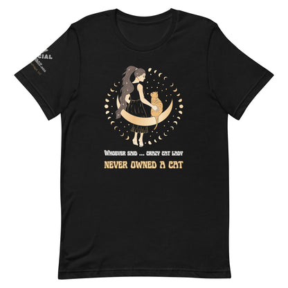 Crazy Cat Lady Unisex Tee - My Social Cat Bonafide Boutique LLCCrazy Cat Lady Unisex TeeT - shirtMy Social Cat Bonafide Boutique LLCBlackXScatcrazy