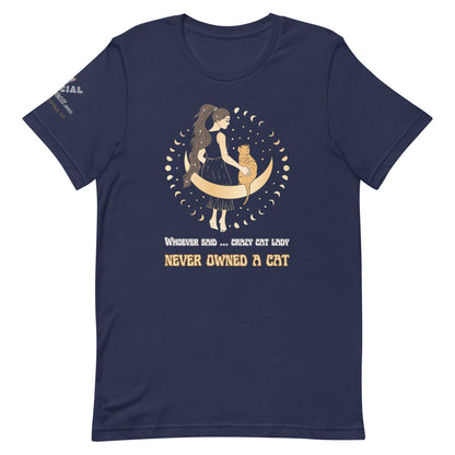 Crazy Cat Lady Unisex Tee - My Social Cat Bonafide Boutique LLCCrazy Cat Lady Unisex TeeT - shirtMy Social Cat Bonafide Boutique LLCNavyXScatcrazy
