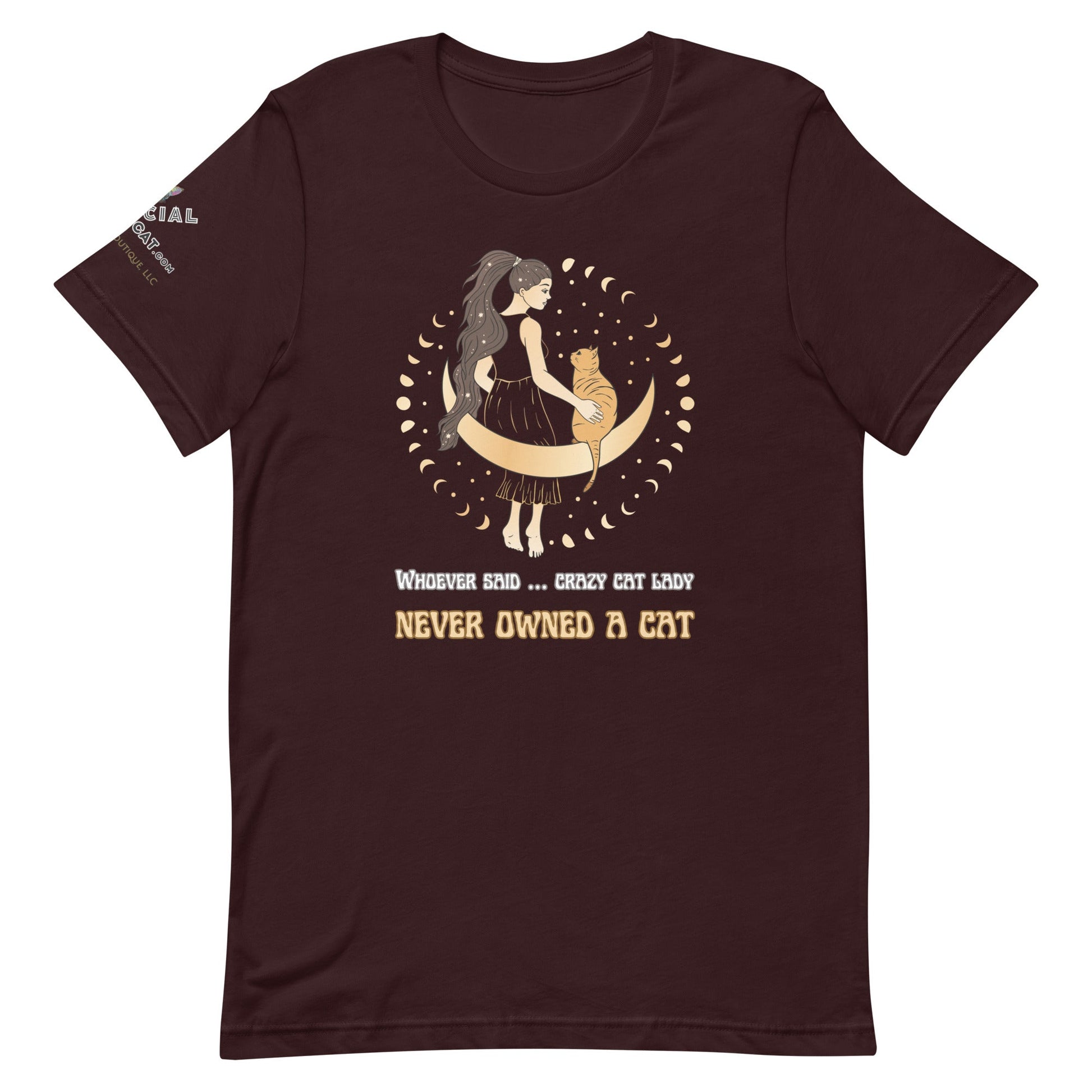 Crazy Cat Lady Unisex Tee - My Social Cat Bonafide Boutique LLCCrazy Cat Lady Unisex TeeT - shirtMy Social Cat Bonafide Boutique LLCOxblood BlackScatcrazy