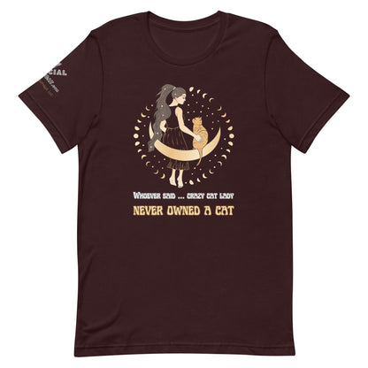 Crazy Cat Lady Unisex Tee - My Social Cat Bonafide Boutique LLCCrazy Cat Lady Unisex TeeT - shirtMy Social Cat Bonafide Boutique LLCOxblood BlackScatcrazy