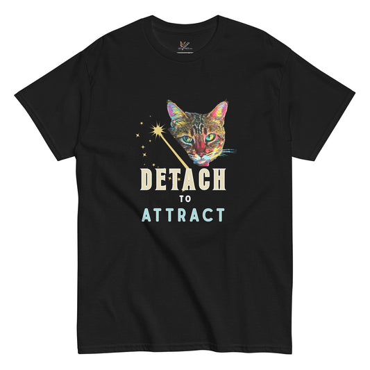 Detach to Attract Unisex Classic Tee - My Social Cat Bonafide Boutique LLCDetach to Attract Unisex Classic TeeT-shirtMy Social Cat Bonafide Boutique LLCSattractclassic