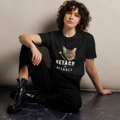 Detach to Attract Unisex Premium Tee - My Social Cat Bonafide Boutique LLCDetach to Attract Unisex Premium TeeT-shirtMy Social Cat Bonafide Boutique LLCSattractdetach