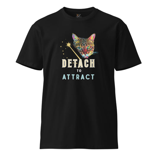 Detach to Attract Unisex Premium Tee - My Social Cat Bonafide Boutique LLCDetach to Attract Unisex Premium TeeT-shirtMy Social Cat Bonafide Boutique LLCSattractdetach
