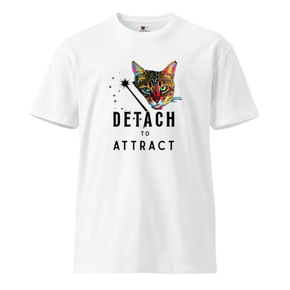 Detach to Attract Unisex Premium Tee - My Social Cat Bonafide Boutique LLCDetach to Attract Unisex Premium TeeT-shirtMy Social Cat Bonafide Boutique LLCWhiteSattractdetach