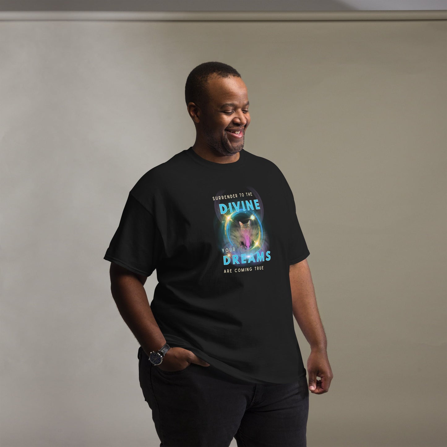 Divine Dreams Unisex Classic Tee - My Social Cat Bonafide Boutique LLC    
