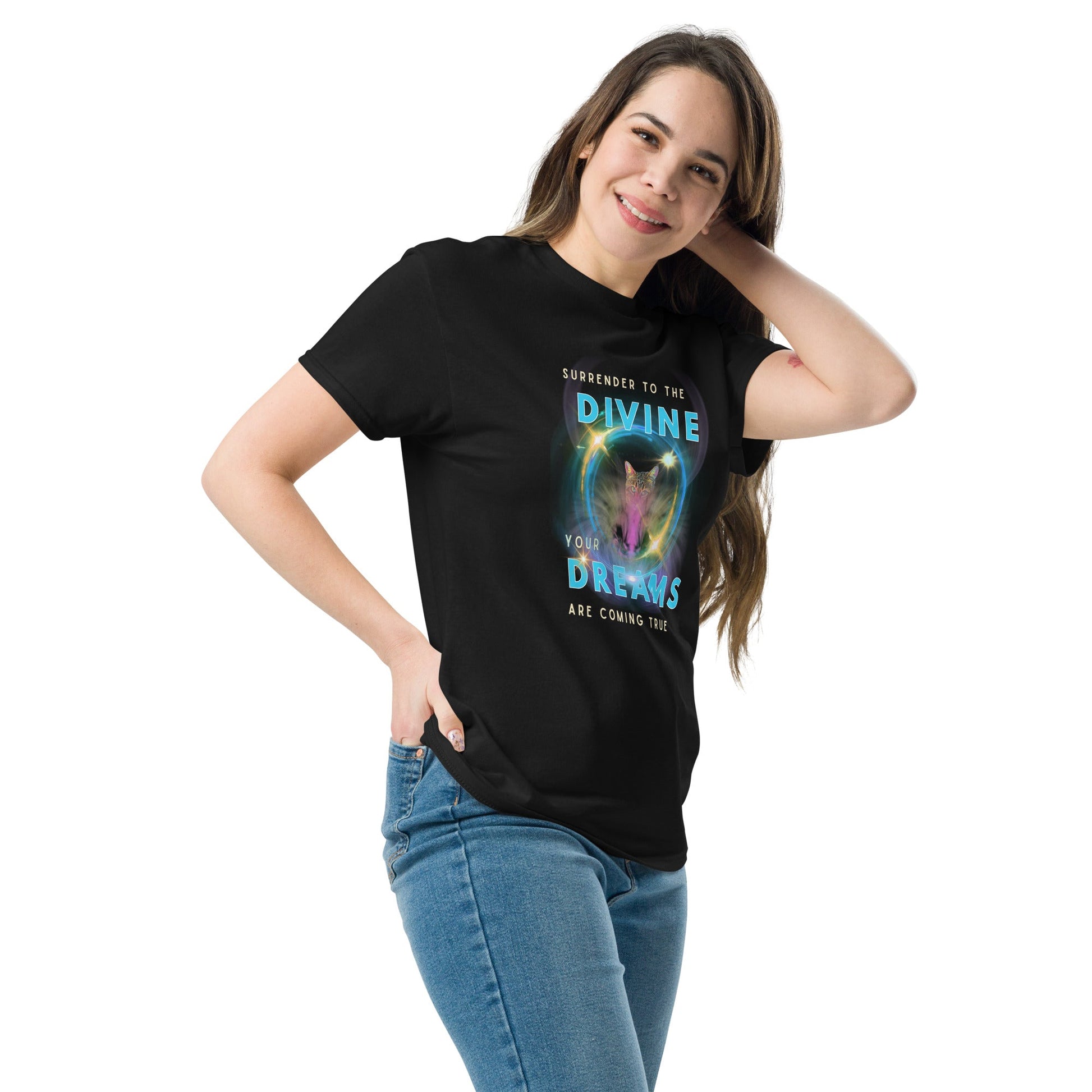 Divine Dreams Unisex Classic Tee - My Social Cat Bonafide Boutique LLC    