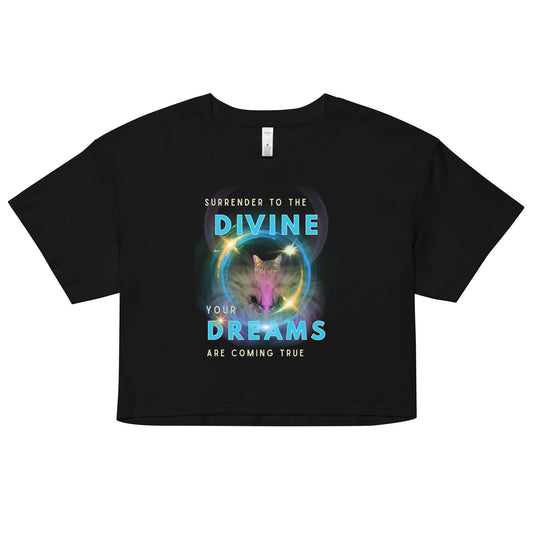 Divine Dreams Women’s Crop Top - My Social Cat Bonafide Boutique LLC   