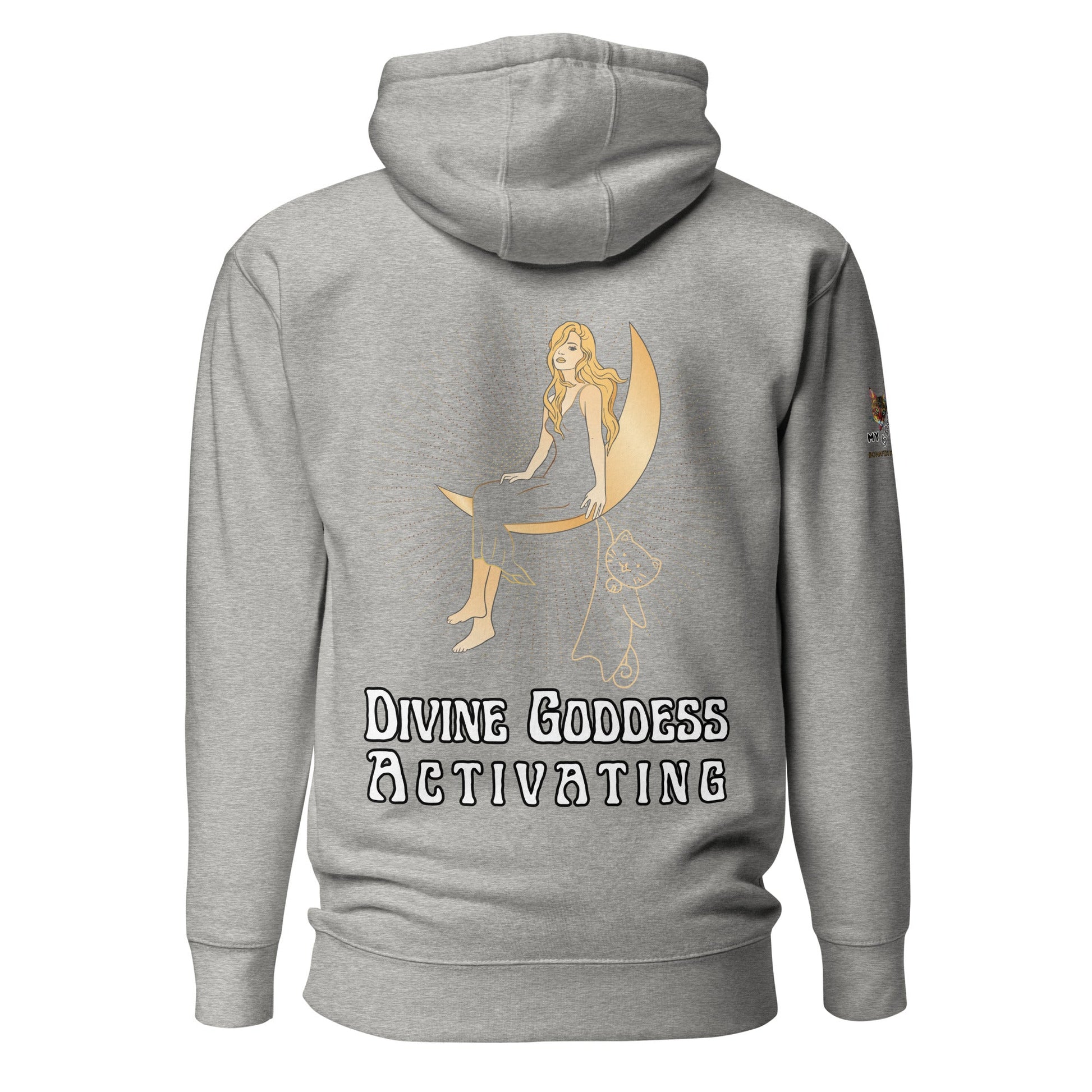 Divine Goddess Unisex Hoodie - My Social Cat Bonafide Boutique LLCDivine Goddess Unisex HoodieHooded sweatshirtMy Social Cat Bonafide Boutique LLCCarbon GreySactivatingdivine