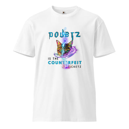 Doubtz is the Counterfeit Ticketz Unisex Premium Tee - My Social Cat Bonafide Boutique LLCDoubtz is the Counterfeit Ticketz Unisex Premium TeeT-shirtMy Social Cat Bonafide Boutique LLCWhiteScounterfeitdoubt