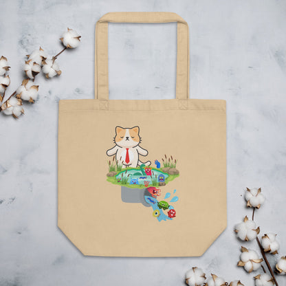 Drain the Swamp Eco Tote Bag - My Social Cat Bonafide Boutique LLCDrain the Swamp Eco Tote BagtoteMy Social Cat Bonafide Boutique LLCbagdrain