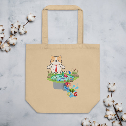Drain the Swamp Eco Tote Bag - My Social Cat Bonafide Boutique LLCDrain the Swamp Eco Tote BagtoteMy Social Cat Bonafide Boutique LLCbagdrain