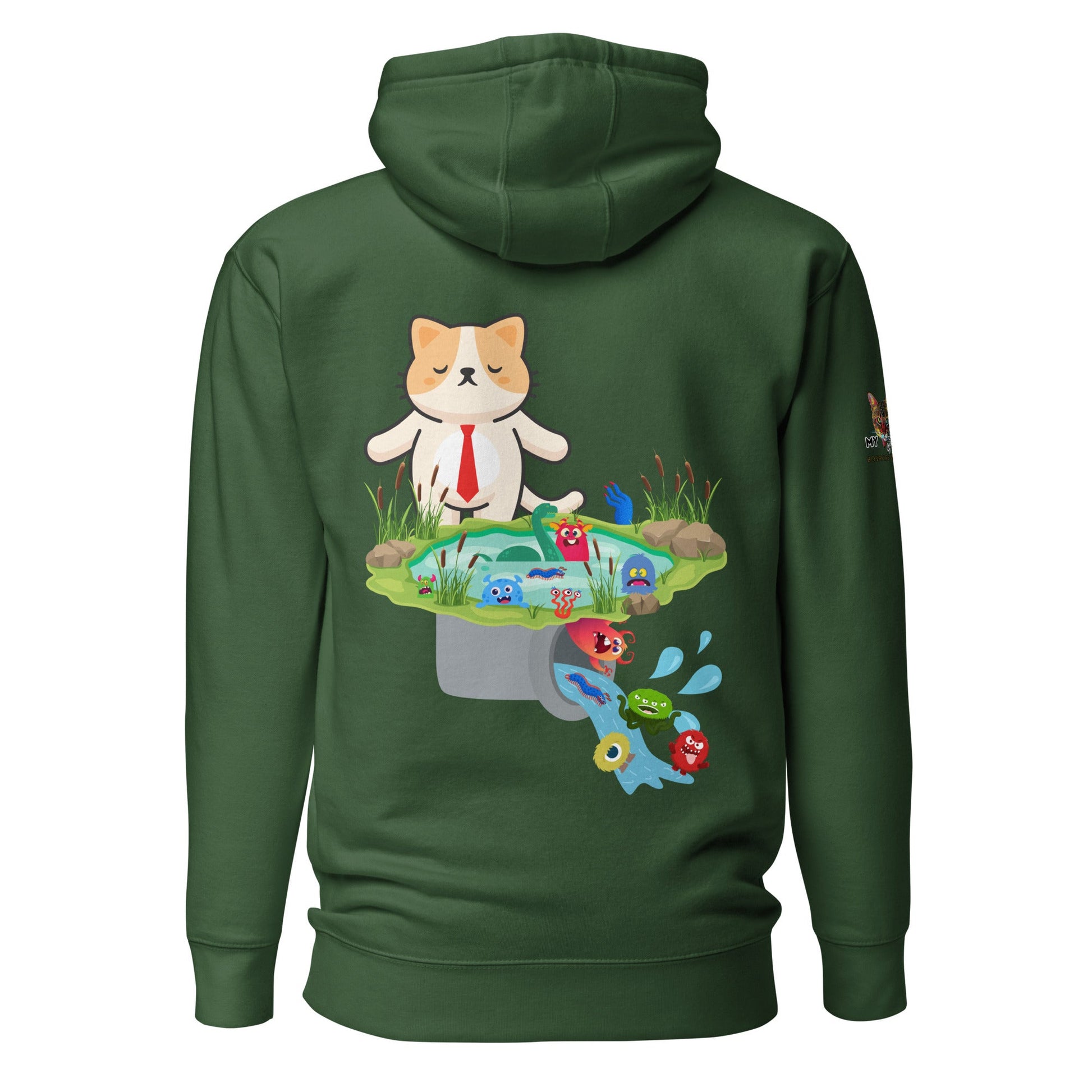 Drain the Swamp Unisex Hoodie - My Social Cat Bonafide Boutique LLCDrain the Swamp Unisex HoodieHooded sweatshirtMy Social Cat Bonafide Boutique LLCForest GreenSdrainhoodie