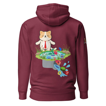 Drain the Swamp Unisex Hoodie - My Social Cat Bonafide Boutique LLCDrain the Swamp Unisex HoodieHooded sweatshirtMy Social Cat Bonafide Boutique LLCMaroonSdrainhoodie
