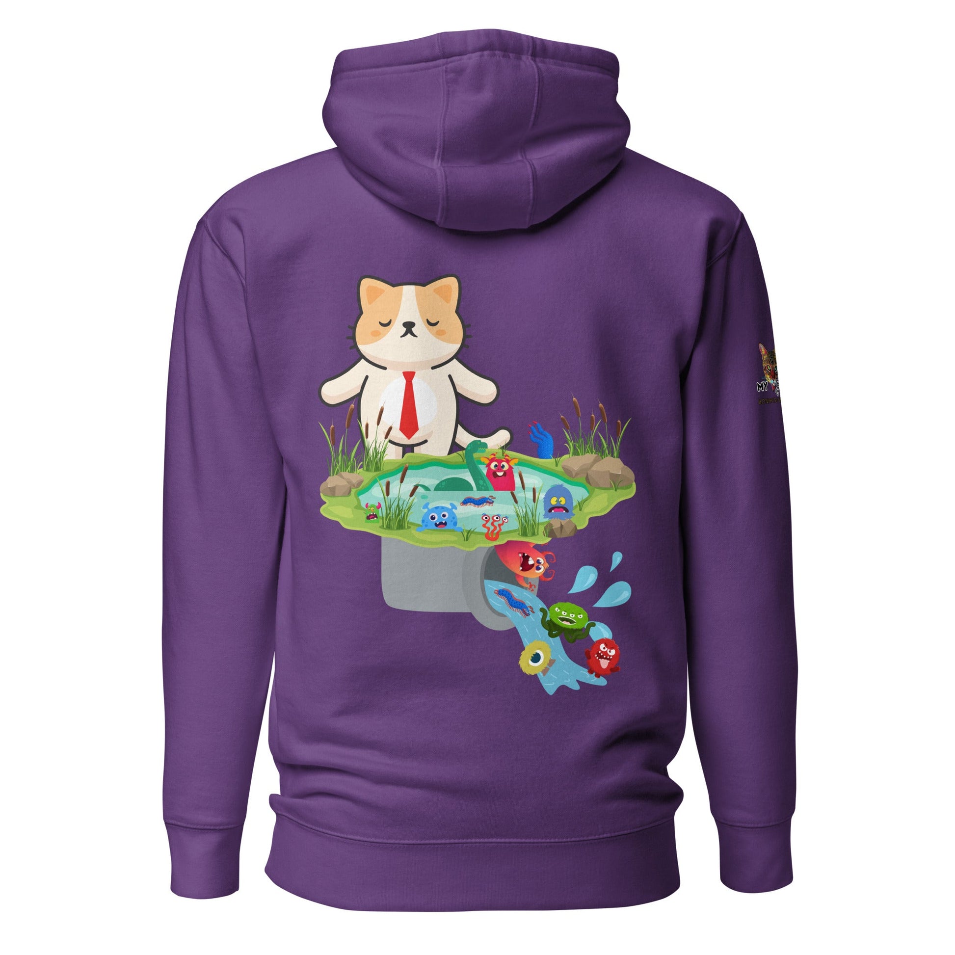 Drain the Swamp Unisex Hoodie - My Social Cat Bonafide Boutique LLCDrain the Swamp Unisex HoodieHooded sweatshirtMy Social Cat Bonafide Boutique LLCPurpleSdrainhoodie