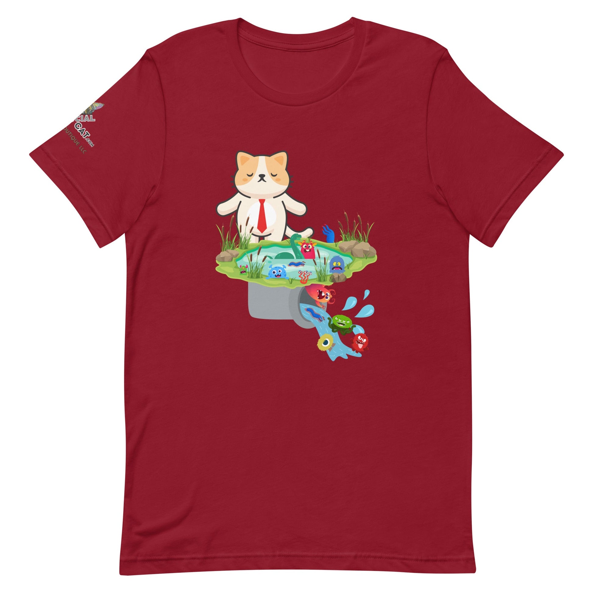 Drain the Swamp Unisex Tee - My Social Cat Bonafide Boutique LLCDrain the Swamp Unisex TeeT - shirtMy Social Cat Bonafide Boutique LLCCardinalXSdrainshirt