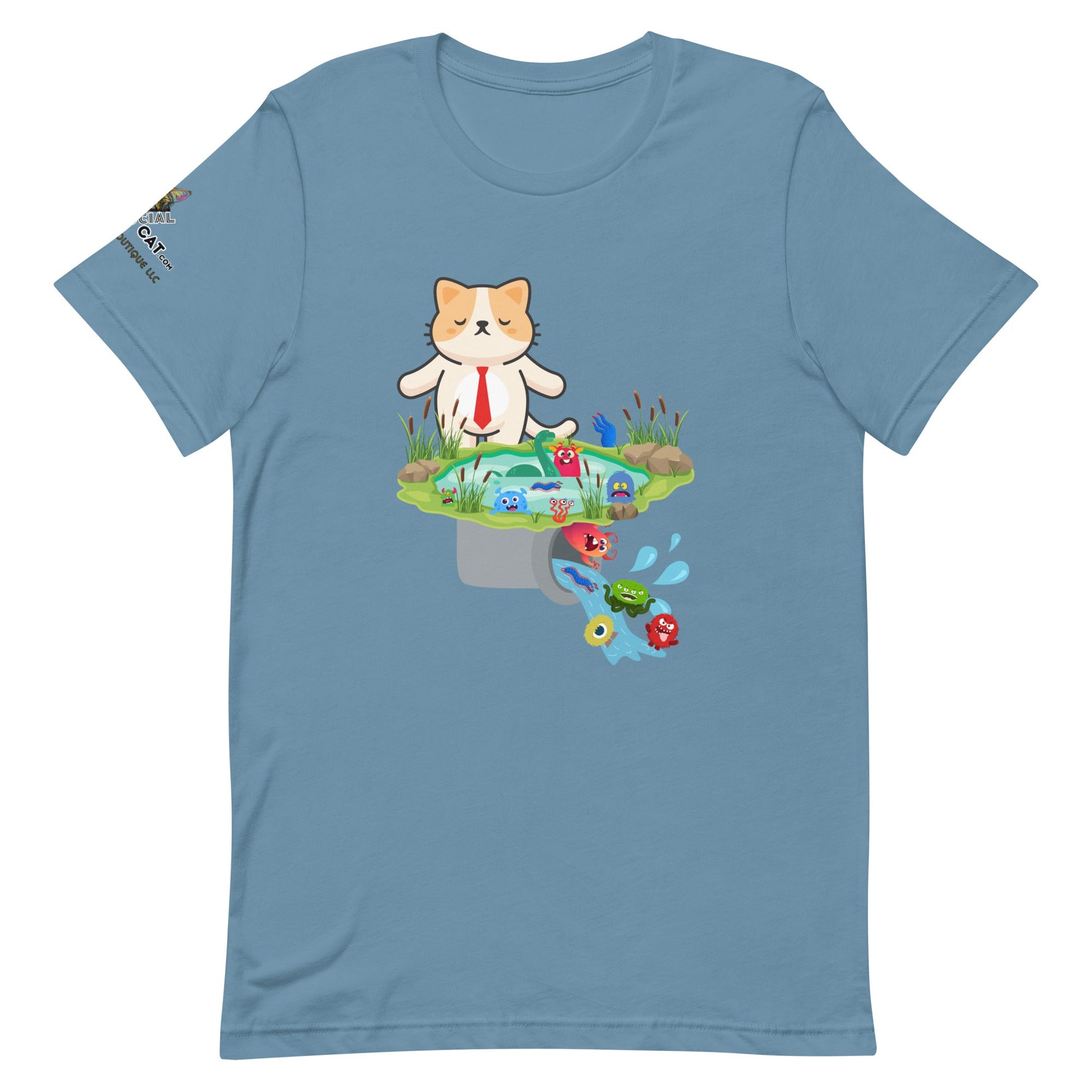 Drain the Swamp Unisex Tee - My Social Cat Bonafide Boutique LLCDrain the Swamp Unisex TeeT - shirtMy Social Cat Bonafide Boutique LLCSteel BlueXSdrainshirt