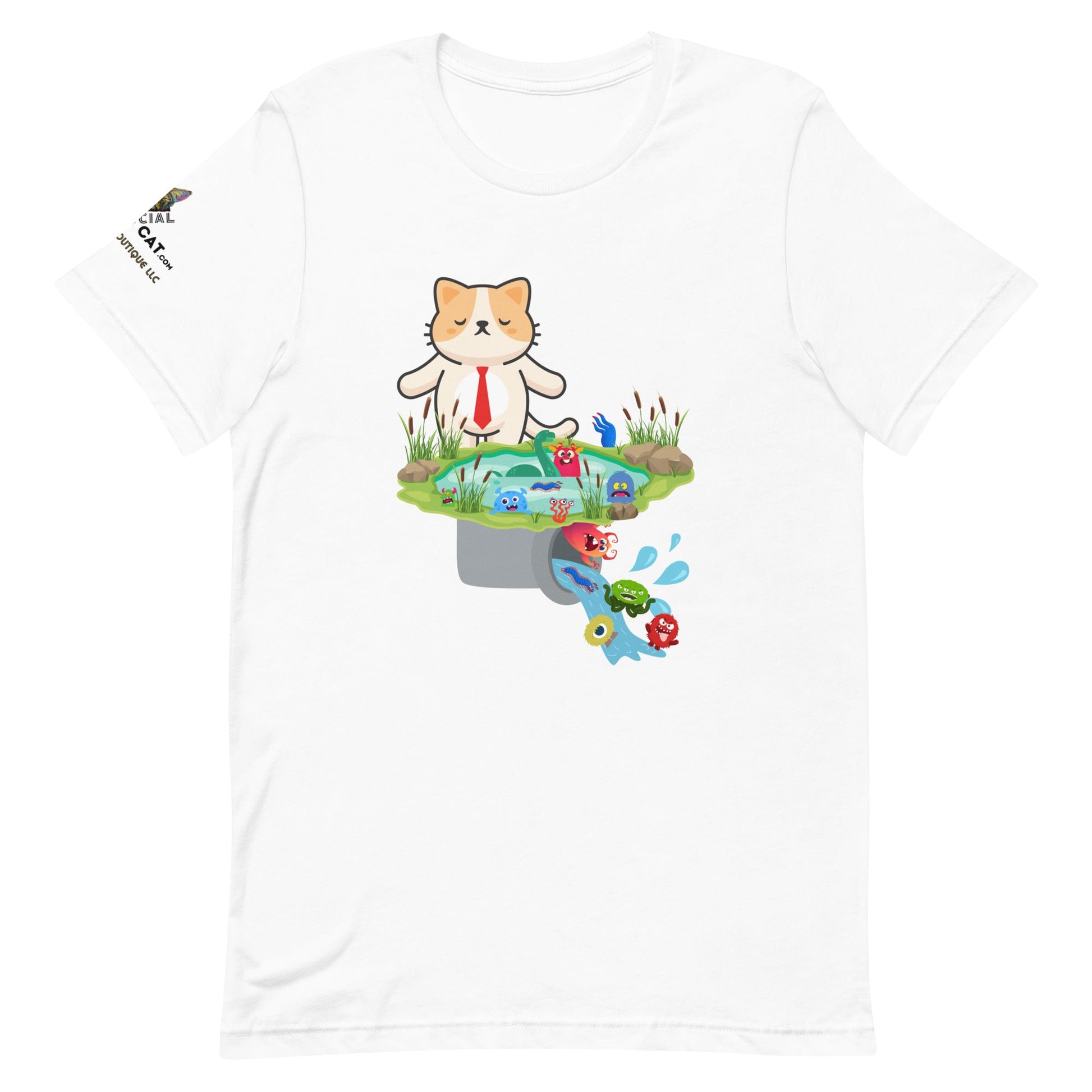 Drain the Swamp Unisex Tee - My Social Cat Bonafide Boutique LLCDrain the Swamp Unisex TeeT - shirtMy Social Cat Bonafide Boutique LLCWhiteXSdrainshirt