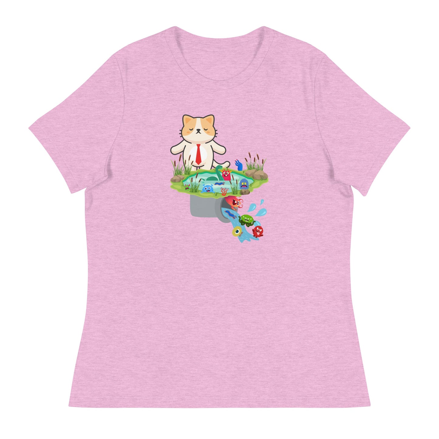 Drain the Swamp Women's Relaxed Tee - My Social Cat Bonafide Boutique LLCDrain the Swamp Women's Relaxed TeeT - shirtMy Social Cat Bonafide Boutique LLCHeather Prism LilacSdrainshirt