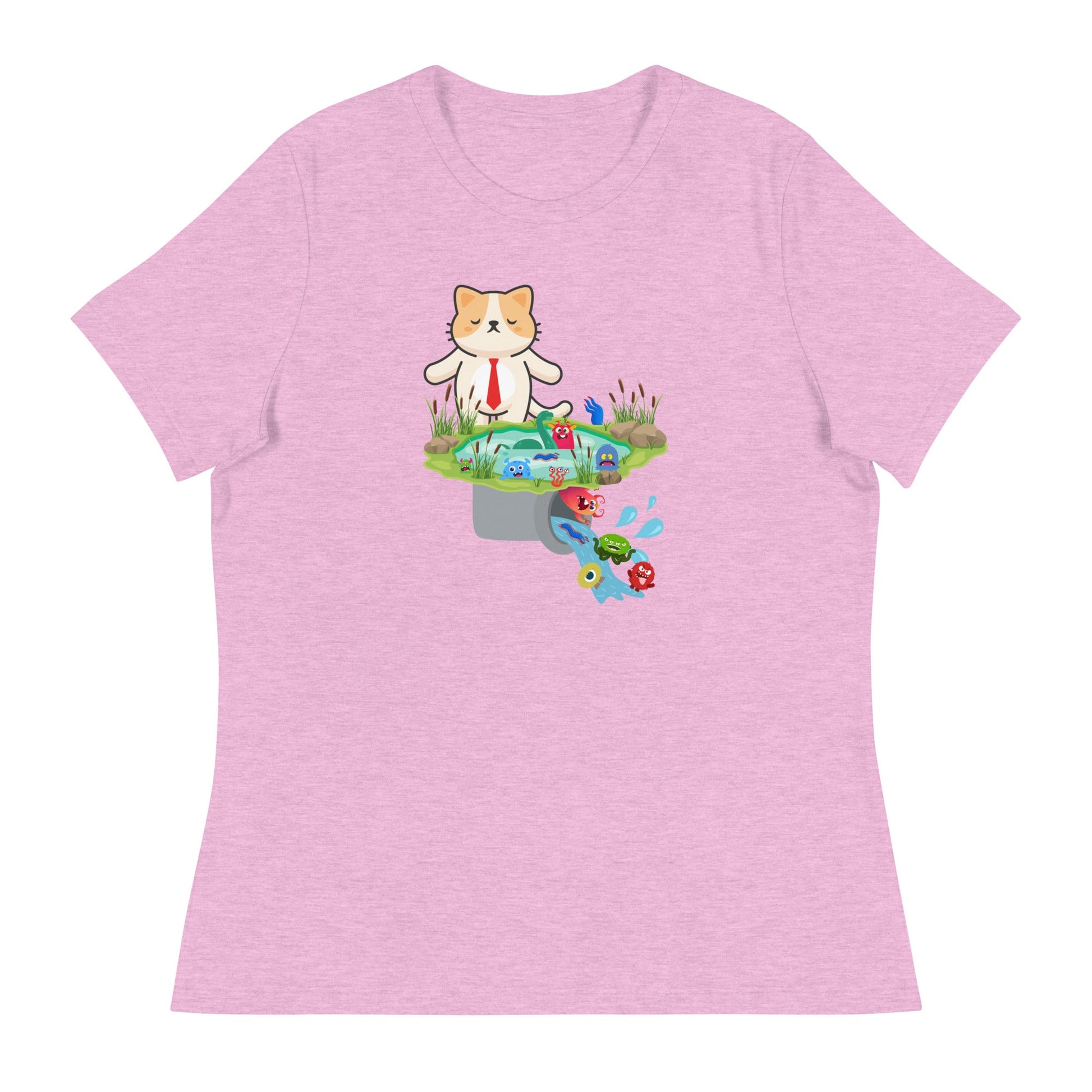 Drain the Swamp Women's Relaxed Tee - My Social Cat Bonafide Boutique LLCDrain the Swamp Women's Relaxed TeeT - shirtMy Social Cat Bonafide Boutique LLCHeather Prism LilacSdrainshirt
