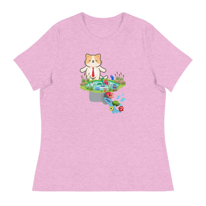 Drain the Swamp Women's Relaxed Tee - My Social Cat Bonafide Boutique LLCDrain the Swamp Women's Relaxed TeeT - shirtMy Social Cat Bonafide Boutique LLCHeather Prism LilacSdrainshirt