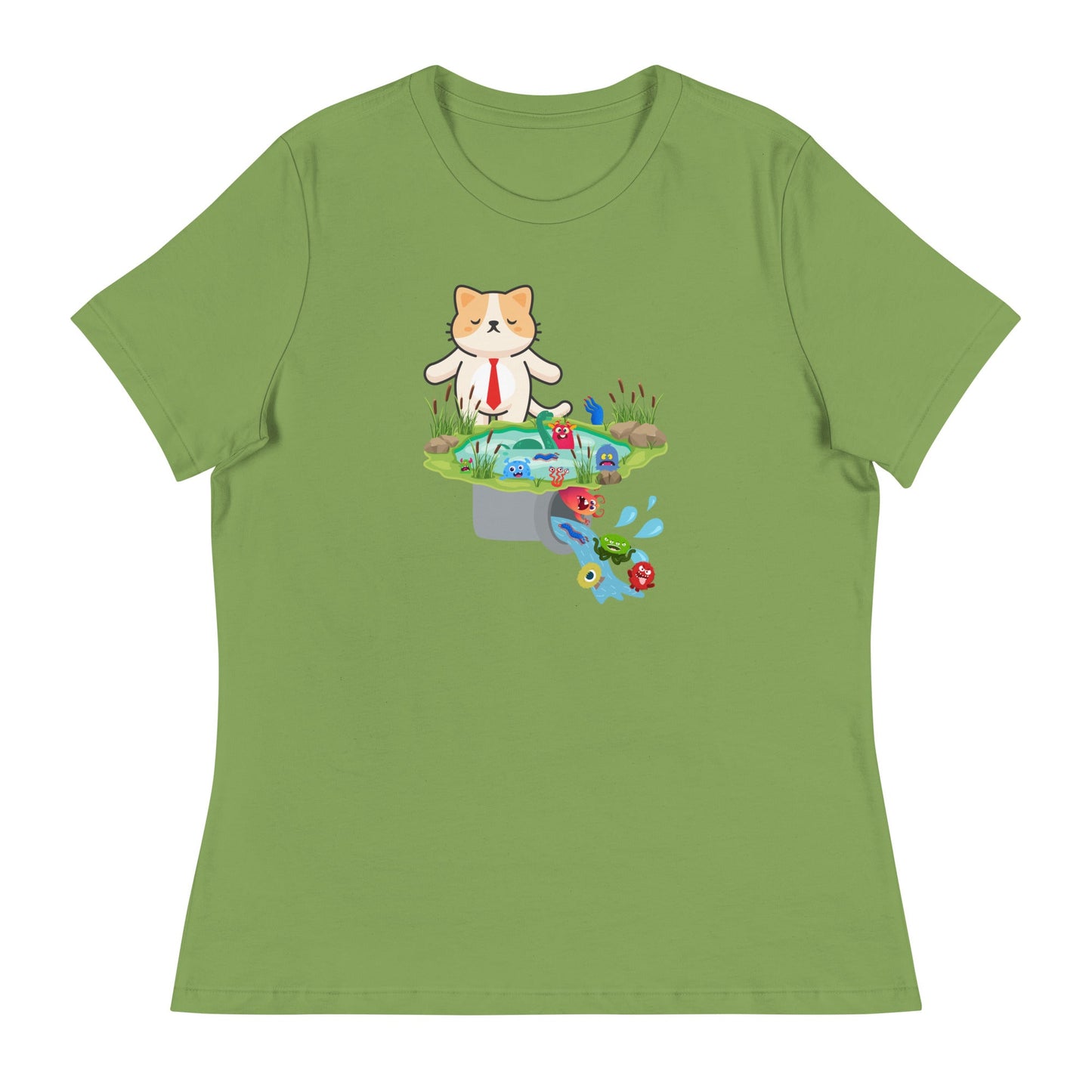 Drain the Swamp Women's Relaxed Tee - My Social Cat Bonafide Boutique LLCDrain the Swamp Women's Relaxed TeeT - shirtMy Social Cat Bonafide Boutique LLCLeafSdrainshirt