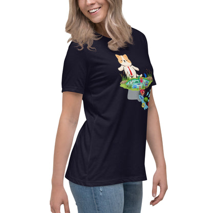 Drain the Swamp Women's Relaxed Tee - My Social Cat Bonafide Boutique LLCDrain the Swamp Women's Relaxed TeeT - shirtMy Social Cat Bonafide Boutique LLCNavySdrainshirt