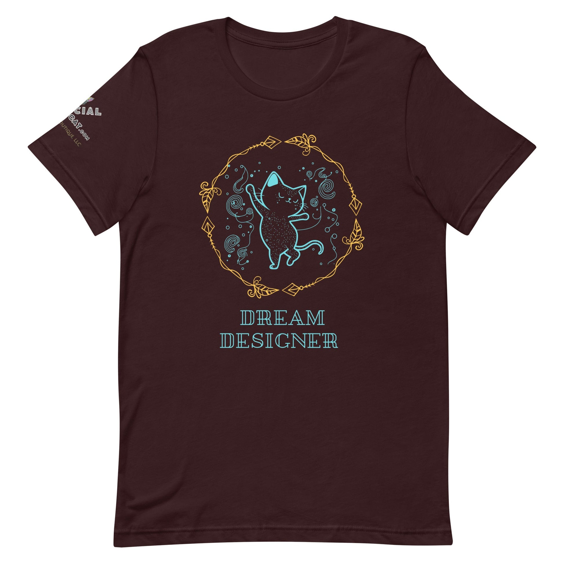 Dream Designer Unisex Tee - My Social Cat Bonafide Boutique LLCDream Designer Unisex TeeT-shirtMy Social Cat Bonafide Boutique LLCOxblood BlackSdesignerdream