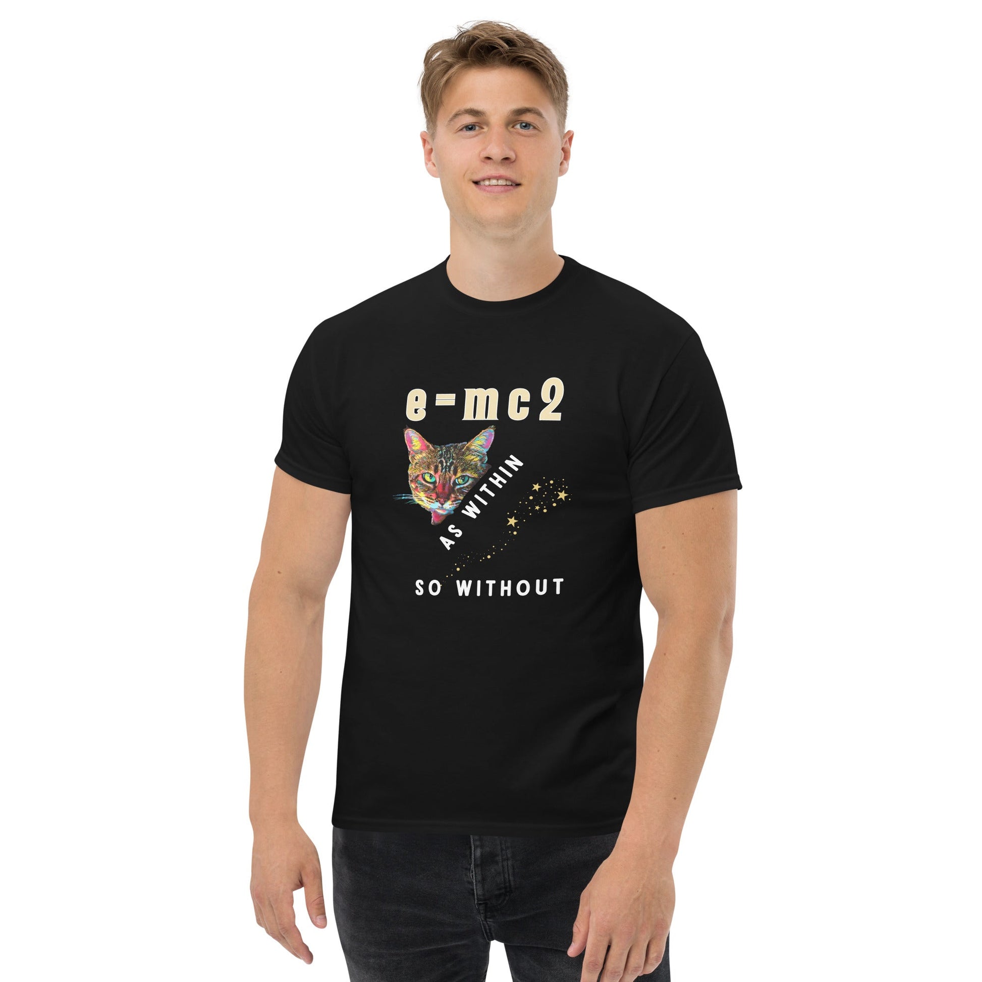 E = mc2 As Within So Without Unisex Classic Tee - My Social Cat Bonafide Boutique LLCE = mc2 As Within So Without Unisex Classic TeeT-shirtMy Social Cat Bonafide Boutique LLCScatmc2