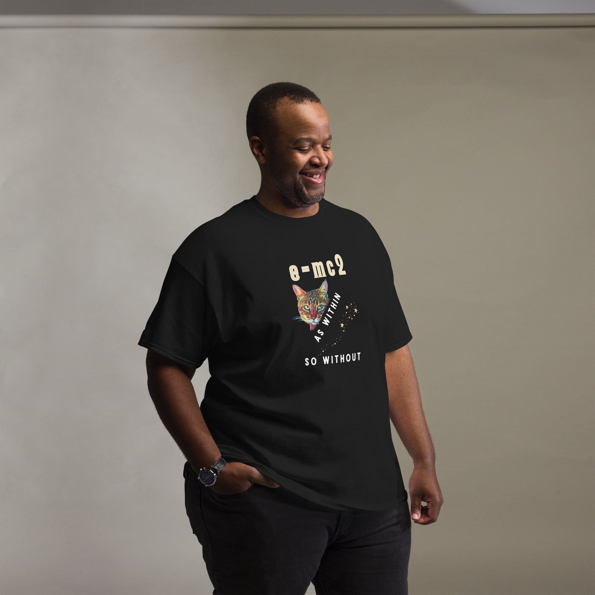 E = mc2 As Within So Without Unisex Classic Tee - My Social Cat Bonafide Boutique LLCE = mc2 As Within So Without Unisex Classic TeeT-shirtMy Social Cat Bonafide Boutique LLCScatmc2
