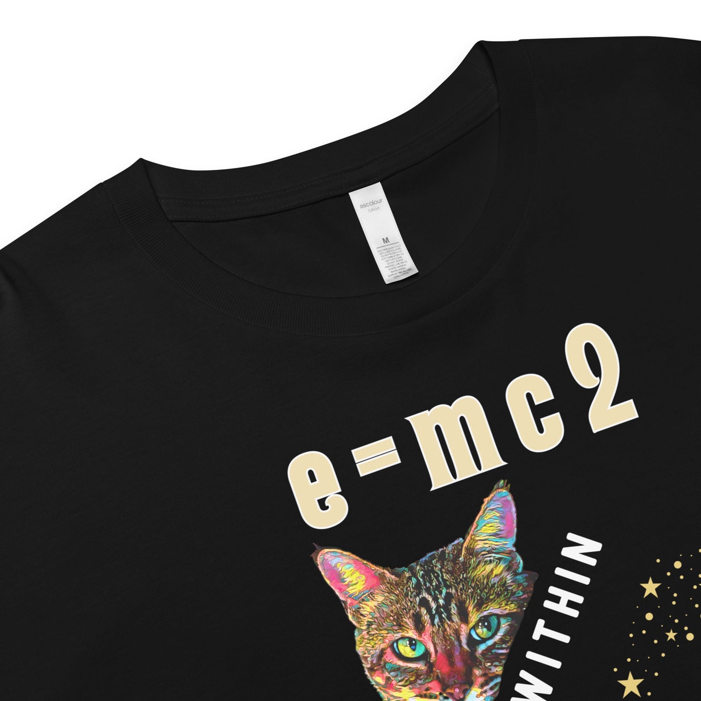 E = mc2 As Within So Without Women’s Crop Top - My Social Cat Bonafide Boutique LLCE = mc2 As Within So Without Women’s Crop Topcrop topMy Social Cat Bonafide Boutique LLCXScatcrop