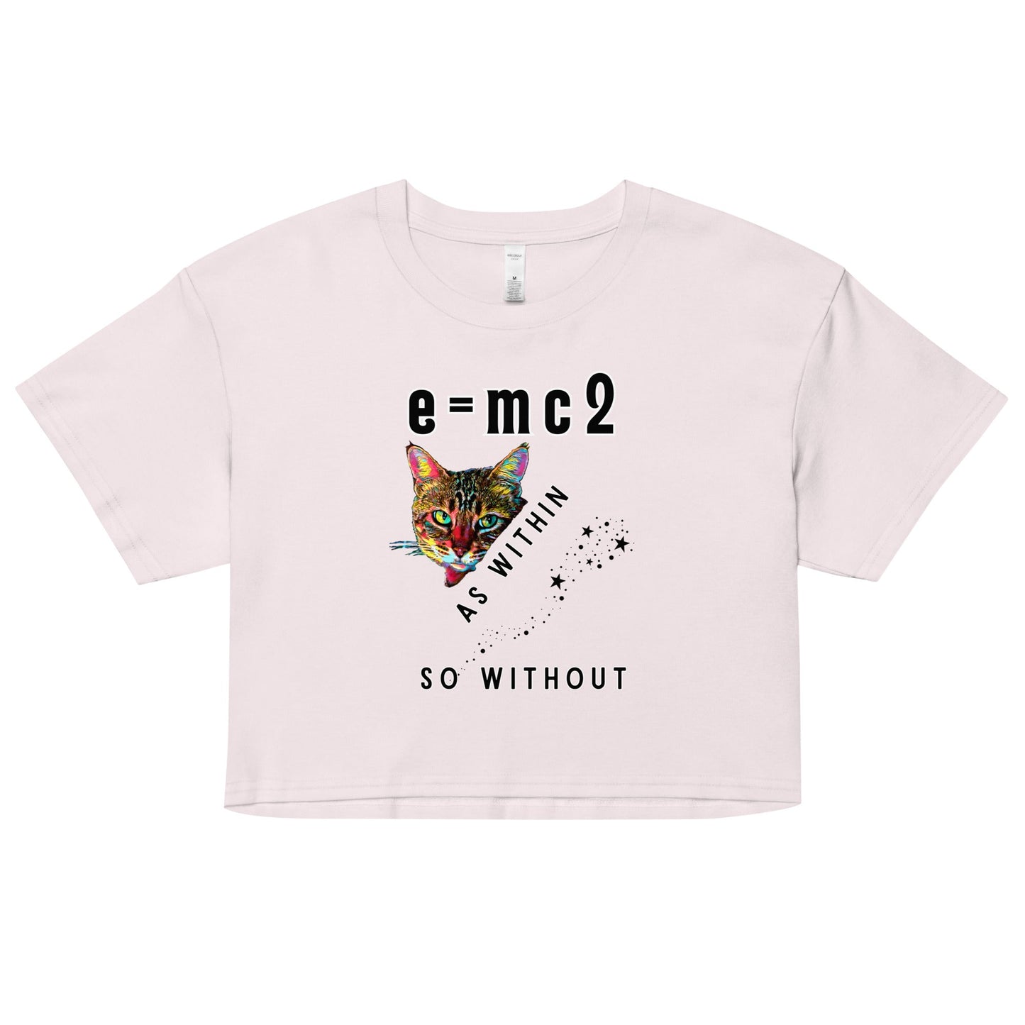 E = mc2 As Within So Without Women’s Crop Top - My Social Cat Bonafide Boutique LLCE = mc2 As Within So Without Women’s Crop Topcrop topMy Social Cat Bonafide Boutique LLCOrchidXScatcrop