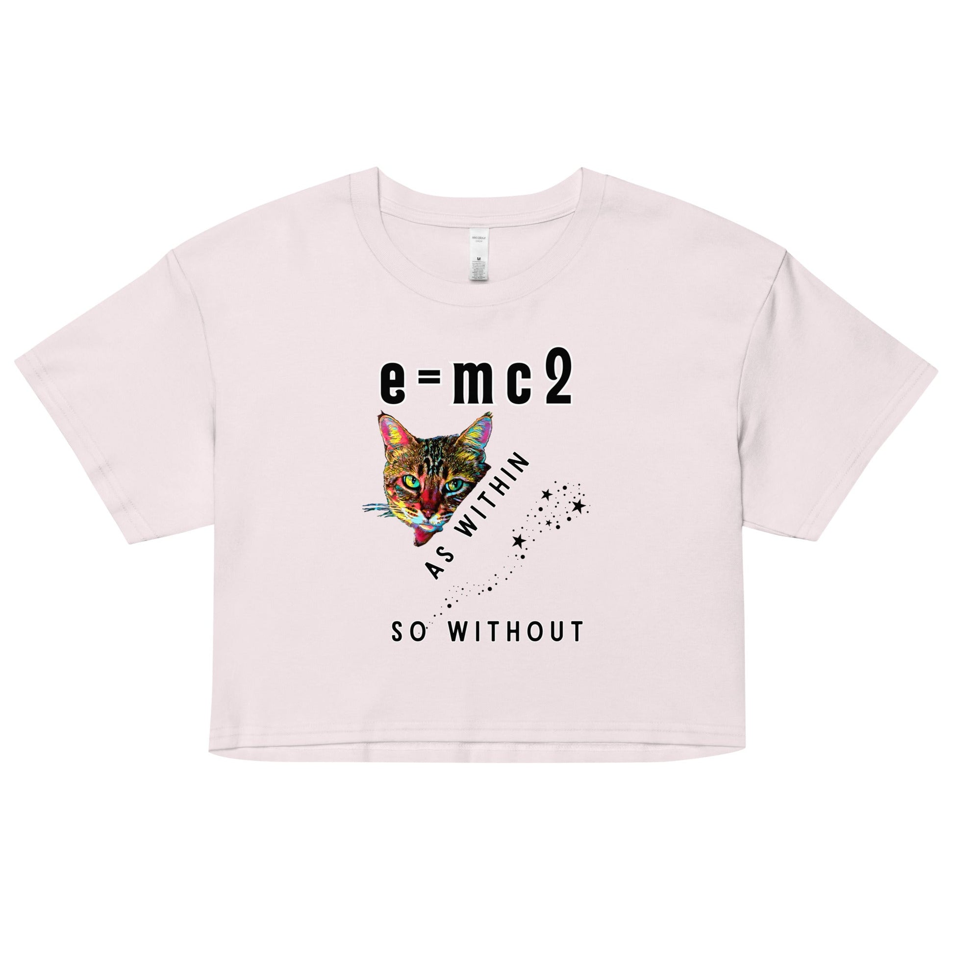E = mc2 As Within So Without Women’s Crop Top - My Social Cat Bonafide Boutique LLCE = mc2 As Within So Without Women’s Crop Topcrop topMy Social Cat Bonafide Boutique LLCOrchidXScatcrop