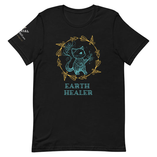 Earth Healer Unisex Tee - My Social Cat Bonafide Boutique LLCEarth Healer Unisex TeeT-shirtMy Social Cat Bonafide Boutique LLCBlackXSearthhealer