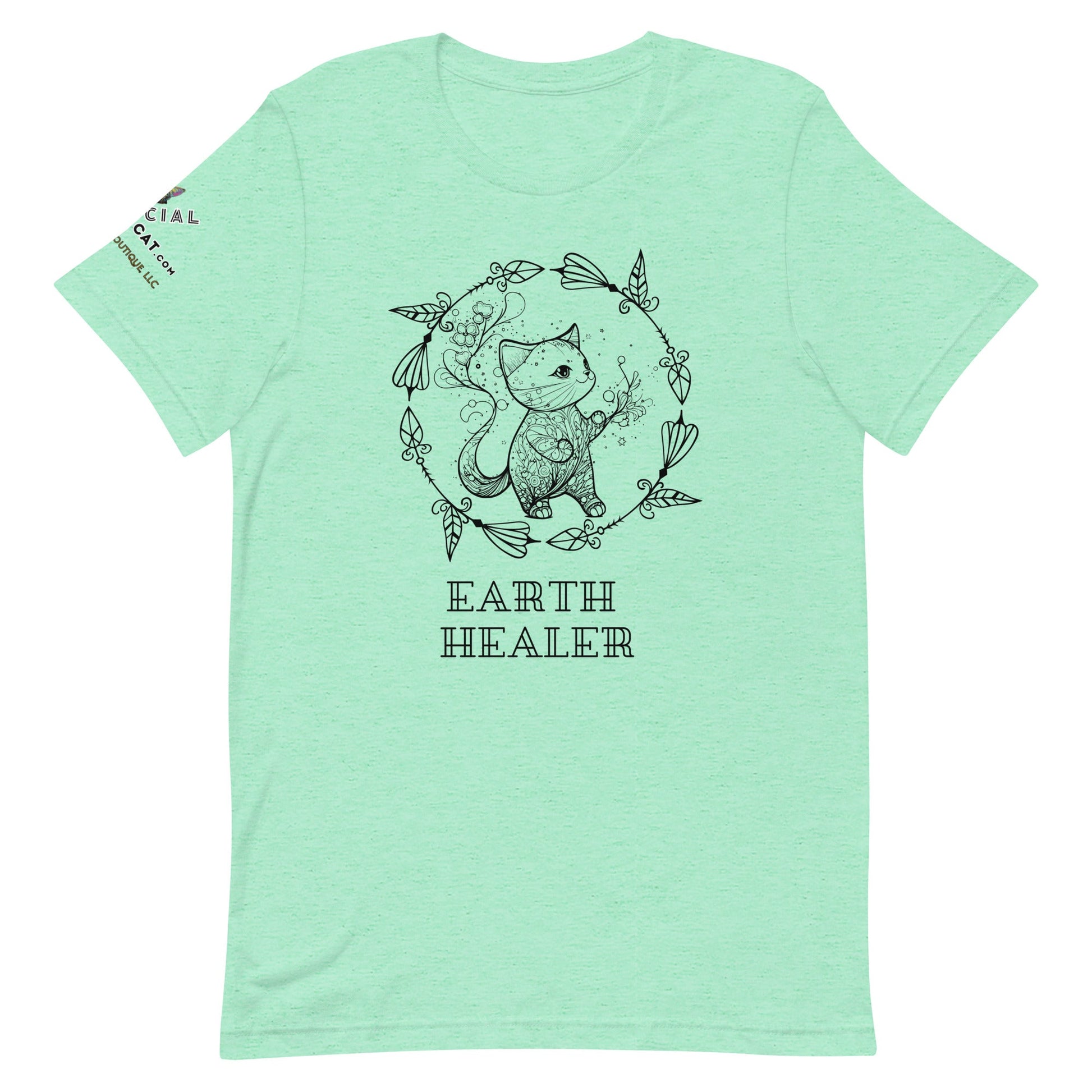 Earth Healer Unisex Tee - My Social Cat Bonafide Boutique LLCEarth Healer Unisex TeeT-shirtMy Social Cat Bonafide Boutique LLCHeather MintSearthhealer