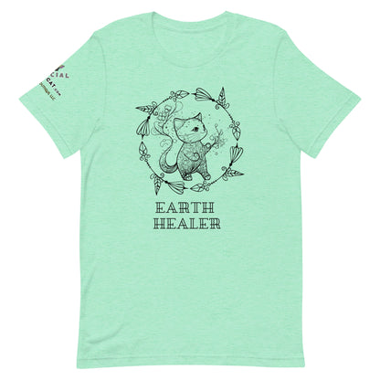 Earth Healer Unisex Tee - My Social Cat Bonafide Boutique LLCEarth Healer Unisex TeeT-shirtMy Social Cat Bonafide Boutique LLCHeather MintSearthhealer